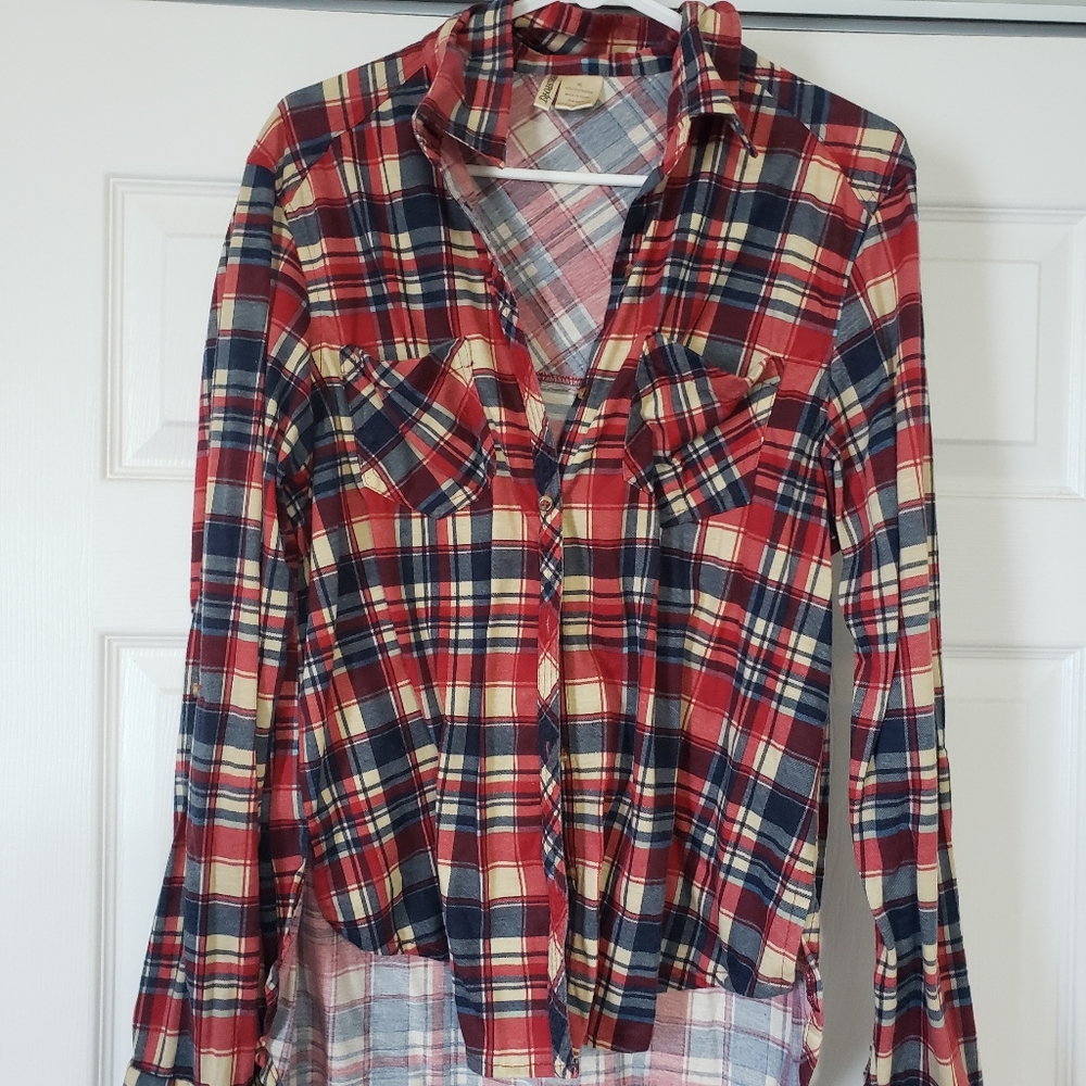 Plaid button down - Picture 1 of 4